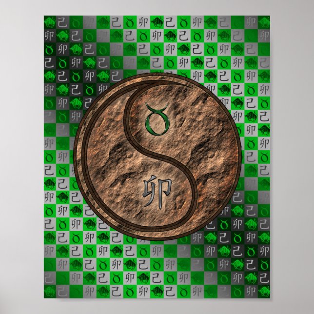 Poster Taurus & Earth Rabbit (Frente)