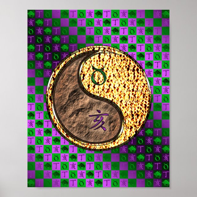 Poster Taurus & Fire Boar (Frente)