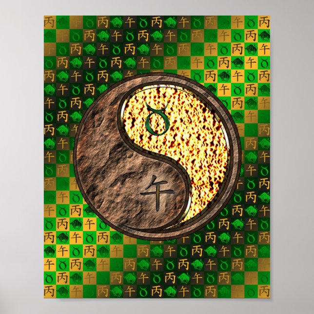 Poster Taurus & Fire Horse (Frente)