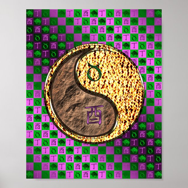 Poster Taurus & Fire Rooster (Frente)