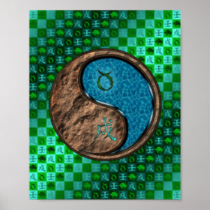 Poster Taurus & Water Dog