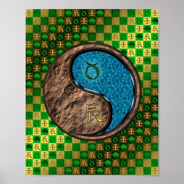 Poster Taurus & Water Dragon (Frente)