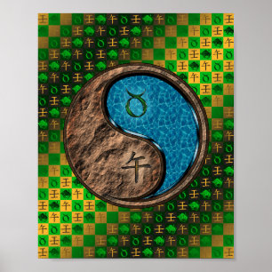 Poster Taurus & Water Horse
