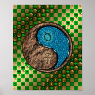 Poster Taurus & Water Rat