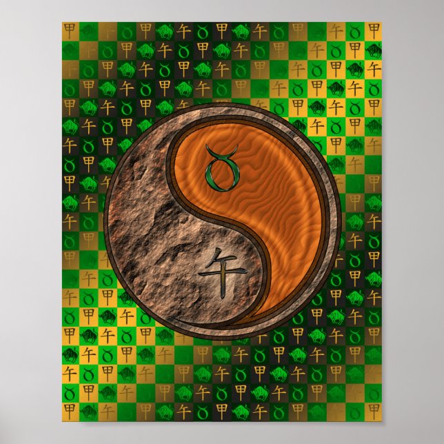 Poster Taurus & Wood Horse (Frente)