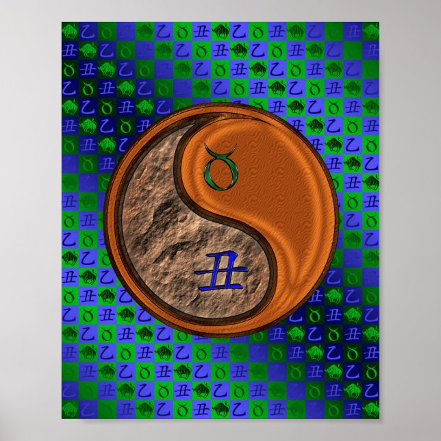 Poster Taurus & Wood Ox (Frente)