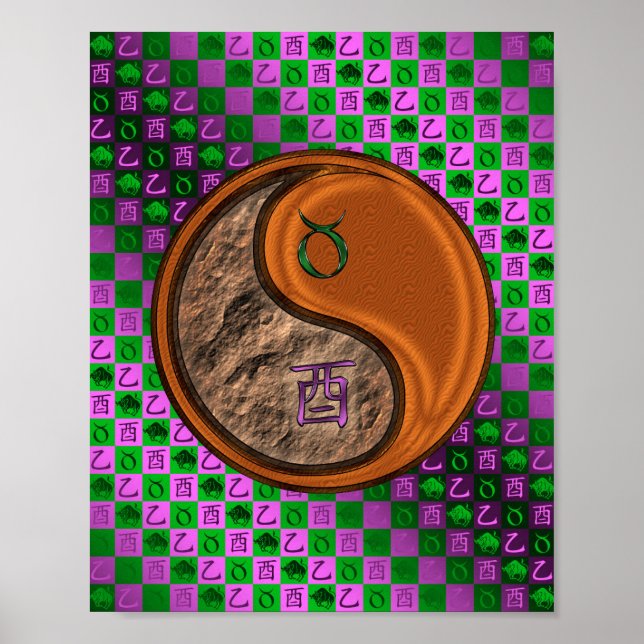 Poster Taurus & Wood Rooster (Frente)