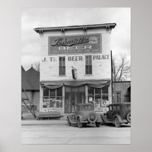 Poster Taverna Beer Palace, 1940. Foto Antiga