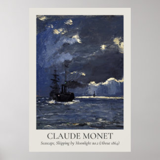 Poster Taxa ISO de Claude Monet Vintage Wall Art