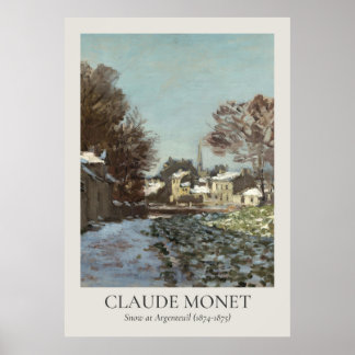 Poster Taxa ISO de Claude Monet Vintage Wall Art