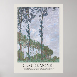 Poster Taxa ISO de Claude Monet Vintage Wall Art