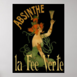 Póster Taxa Verte do La do absinto