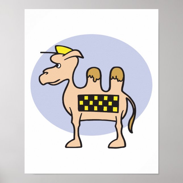 Póster táxi camelo (Frente)
