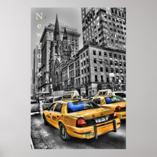 Poster Táxi de New York