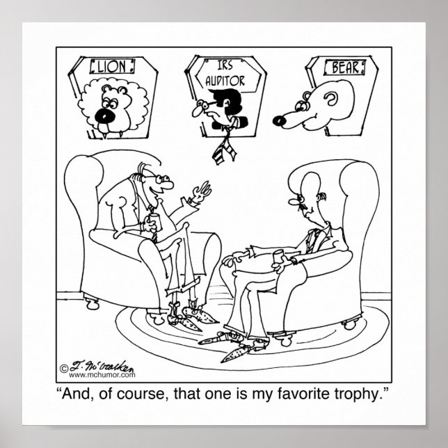 Póster Taxidermist e IRS (Frente)