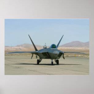 Póster Taxiing do raptor F-22