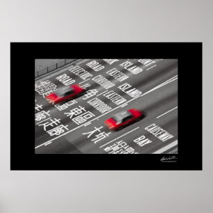 Póster Táxis de Hong Kong