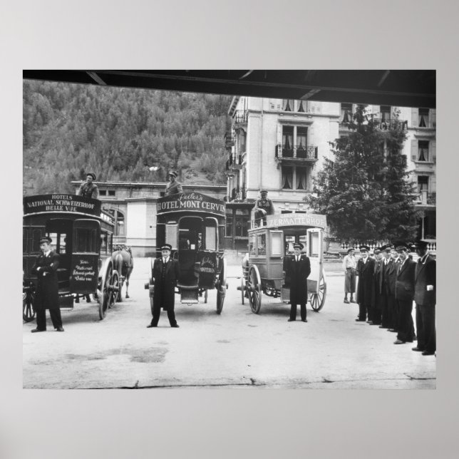 Póster Táxis em Escala Superior: 1954 (Frente)