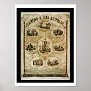 Poster "Taylor e seu exército" (litho)