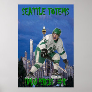 Póster Taylor Perkins - Totems de Seattle