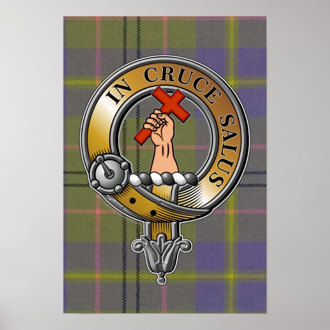 Poster Taylor Tartan & Crachá (Frente)