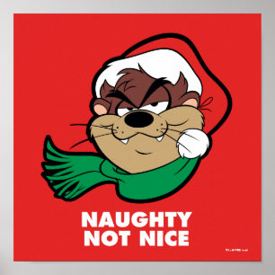 Poster TAZ™ "Naughty Not Nice" (Não é legal)