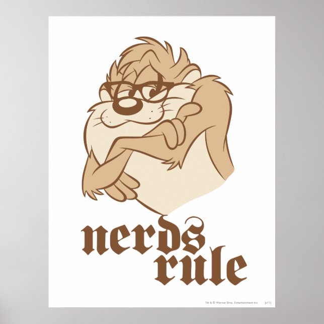 Poster TAZ™ - Regra de Nerd (Frente)