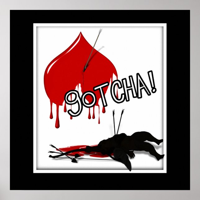 Póster TCHA! Cupido para Baixo (Anti-Namorados) (Frente)