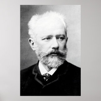 Póster Tchaikovsky Portrait