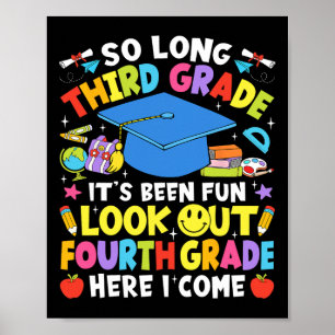 Poster Tchau Terceira Série Graduação Quarta Série Aqui E