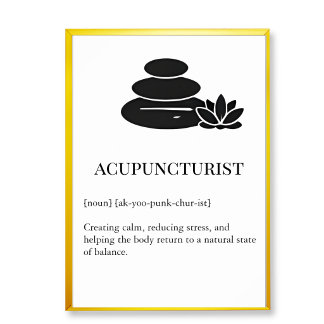 Poster TCM Wall Art for Acupuncture Wall Chart