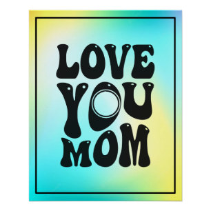 Póster Te Amo Mãe Dia de as mães-51727