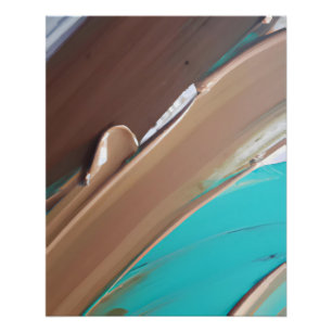 Póster Té verde terroso e textura abstrata de argila