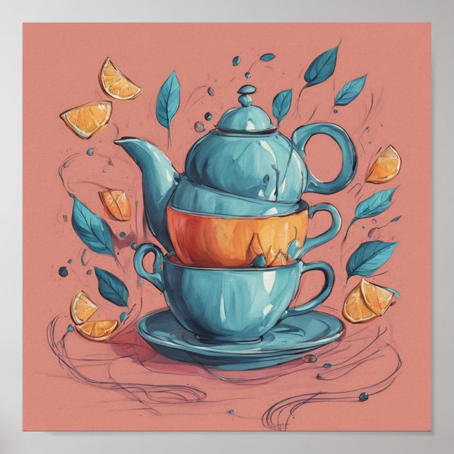 Poster Tea Art (Frente)