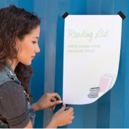 Poster Tea & Books Bridal Shower Reading List