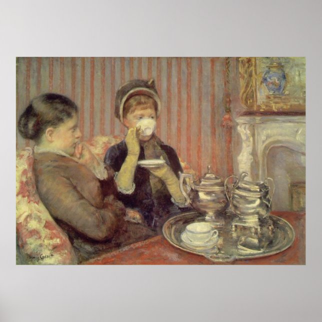Poster Tea, Mary Cassatt (Frente)