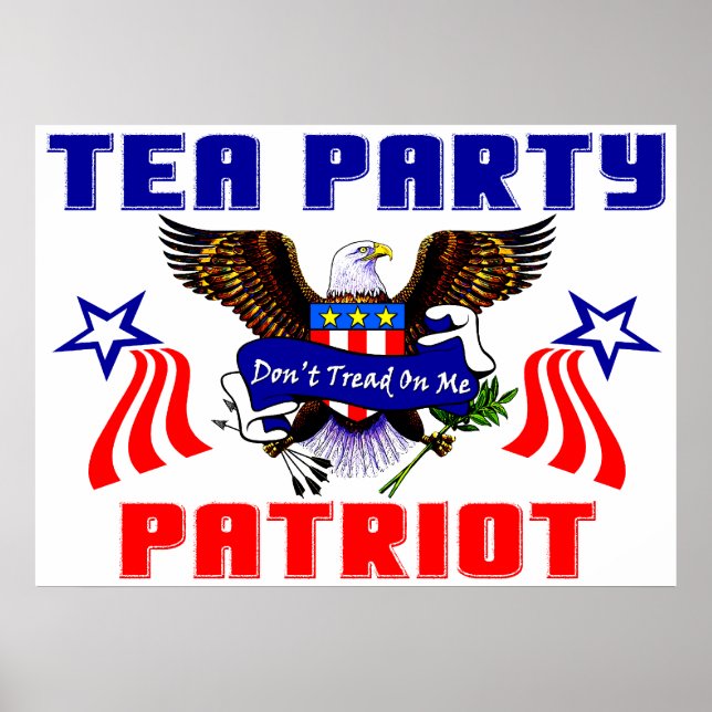 Póster Tea Party Patriot (Frente)