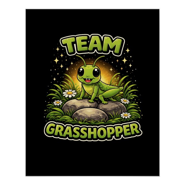 Póster Team Grasshopper (Frente)