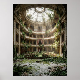 Poster Teatro Abandonado Reconquistado pela Natureza