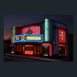 Póster Teatro Art Deco Rio, Overland Park, Kansas<br><div class="desc">As luzes cor-de-rosa do Teatro Rio acenam aos cineastas que querem desfrutar dos filmes atuais num esplendor de safra que lembra o olhar de Palm Beach dos anos 1940. O teatro, em centro Overland Park, Kansas, foi restaurado e reaberto para mostrar filmes em 2000. É um verdadeiro palácio de cinema!...</div>