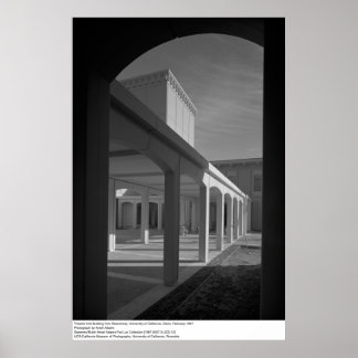 Poster Teatro Arts Building from Breezeway, UCD
