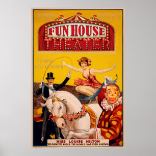 Póster Teatro da casa de divertimento