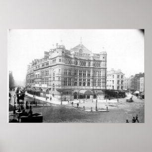 Poster Teatro da ópera inglês real, 1891