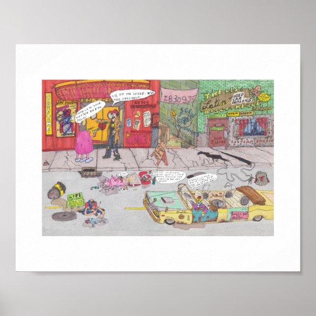 Poster Teatro de Hora do Commie (Frente)