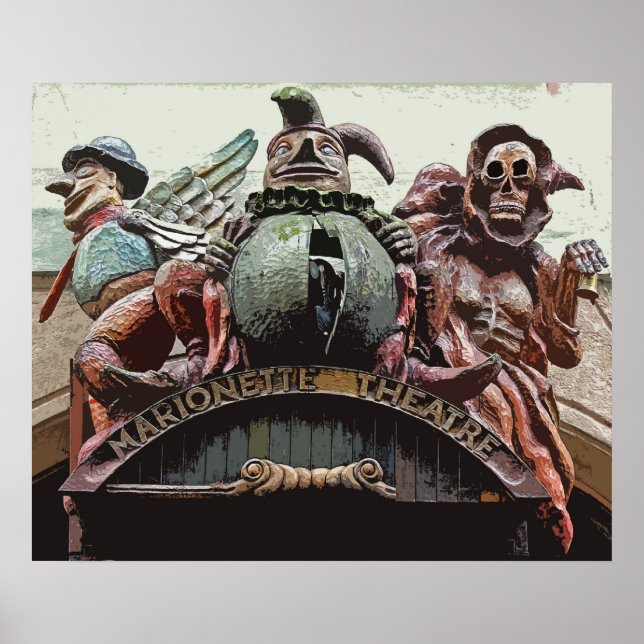 Poster Teatro de marionetes (Frente)