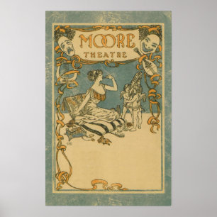 Póster Teatro de Moore, Seattle, Washington