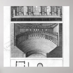 Poster Teatro de Olimpiadas em Vicenza