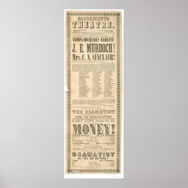 Poster Teatro de Sacramento (1431A) (Frente)