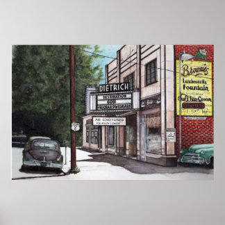 Póster teatro dietrich por dlee