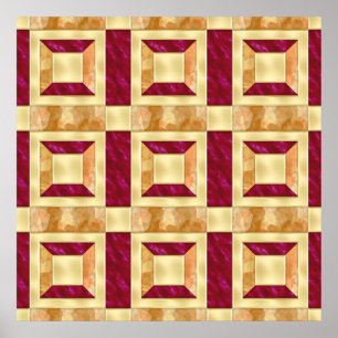 Poster Teatro do art deco